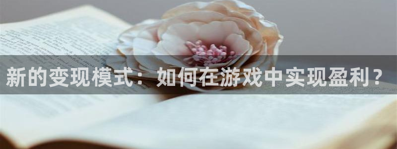 辉达娱乐注册平台：新的变现模式：如何在游戏中实现盈利？